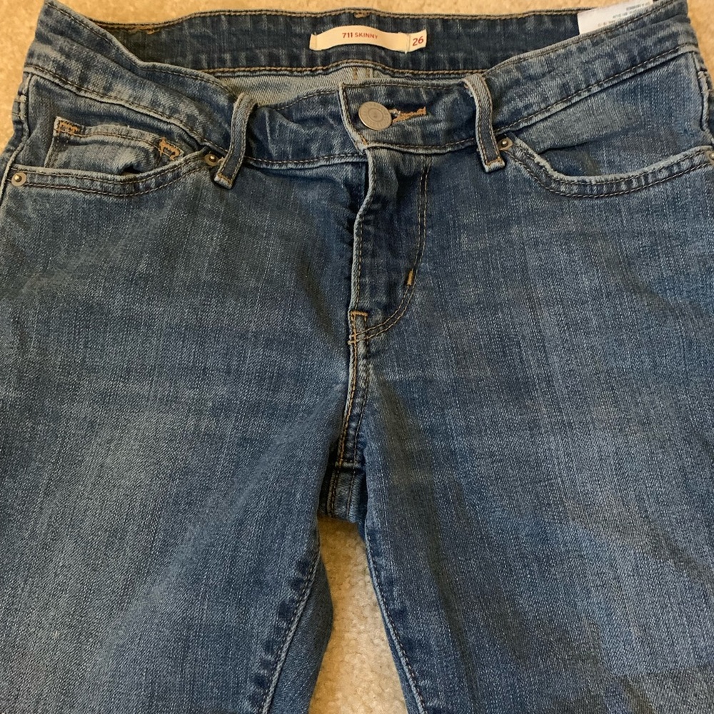 Levis denim shorts